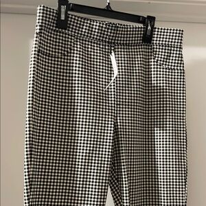 Black and White Checkered Pants